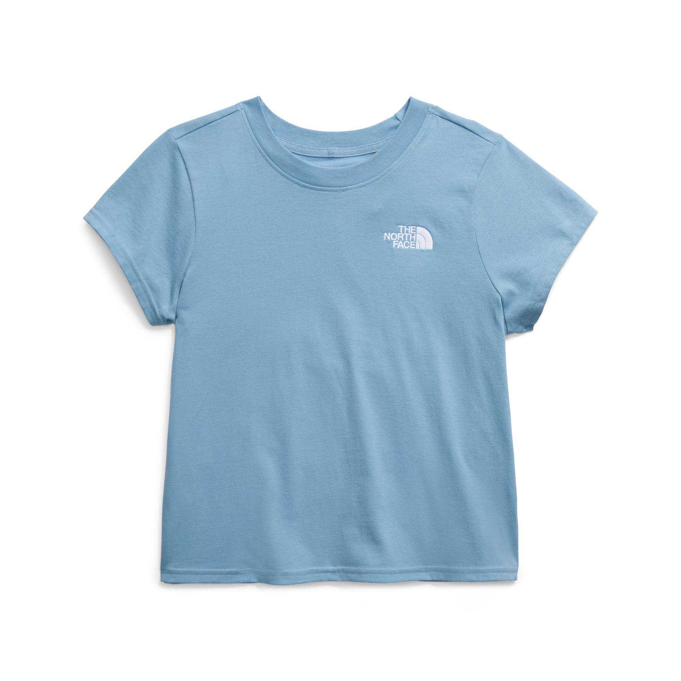 The North Face Women's Short-Sleeve Evolution Cutie Tee 2025 STEEL BLUE