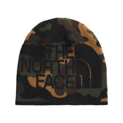 The North Face Reversible Highline Beanie 2025 TNF BLACK TNF CAMO PRINT/TNF BLACK