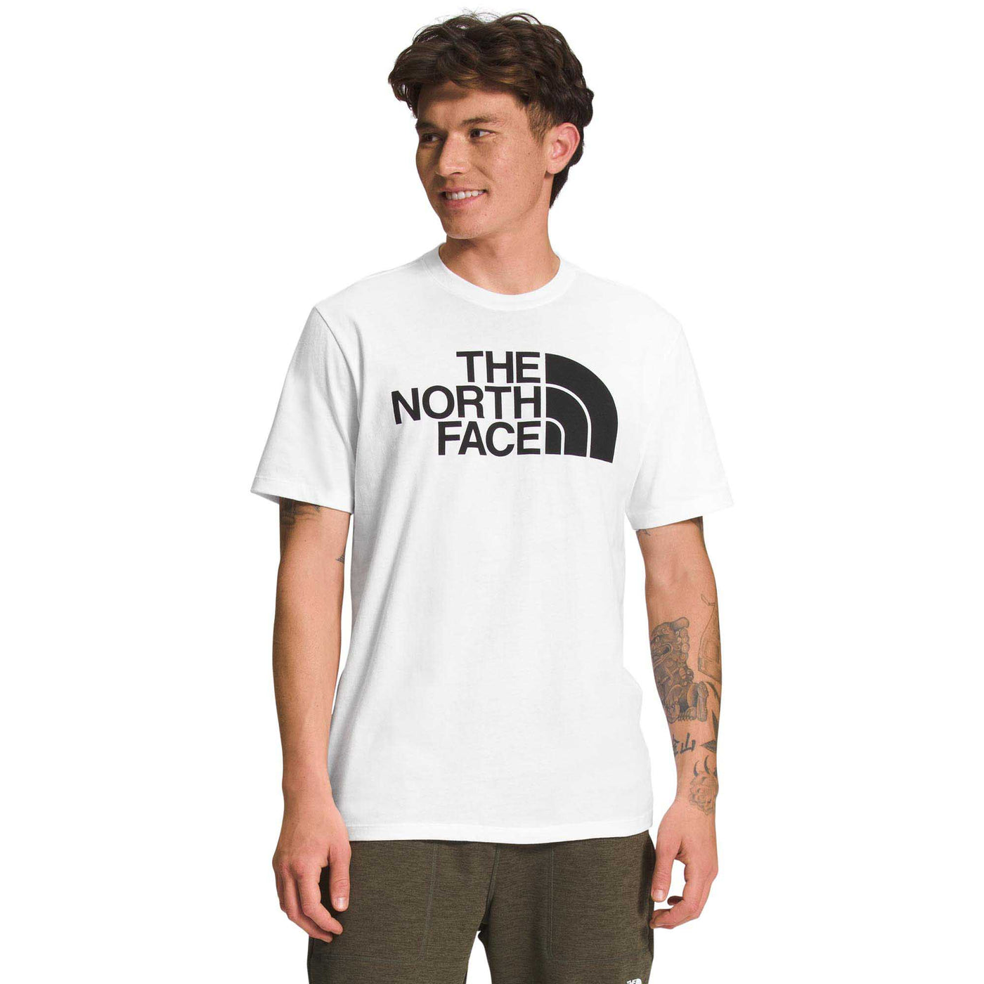 The North Face Men's Short-Sleeve Half Dome Tee 2025 TNF WHITE/TNF BLACK