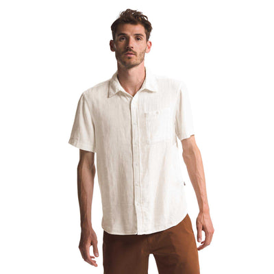 The North Face Men's Loghill Jacquard Shirt 2024 WHITE DUNE