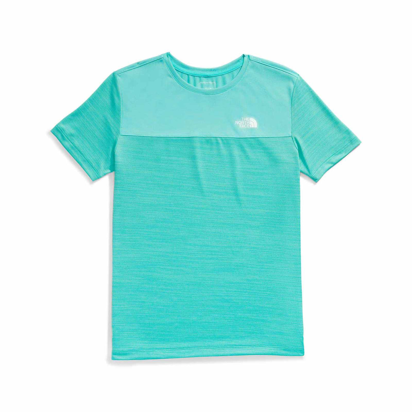 The North Face Junior's Short-Sleeve Never Stop Tee 2024 GEYSER AQUA