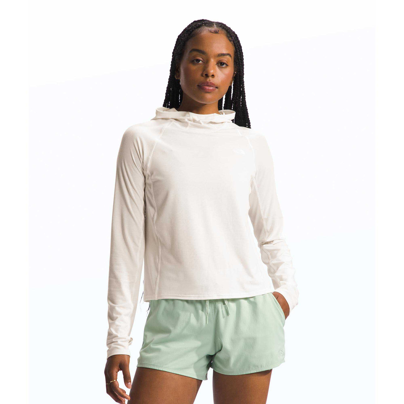 The North Face Women's Adventure Sun Hoodie 2024 WHITE DUNE