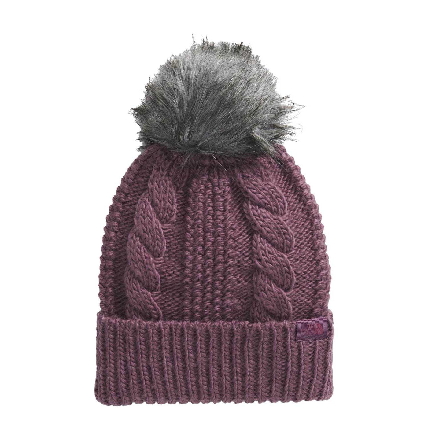 The North Face Women's Oh Mega Fur Pom Beanie 2026 1Ni Midnight Mauve