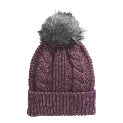The North Face Women's Oh Mega Fur Pom Beanie 2026 1Ni Midnight Mauve