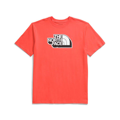 The North Face Junior's Short-Sleeve Graphic Tee 2024 RADIANT ORANGE