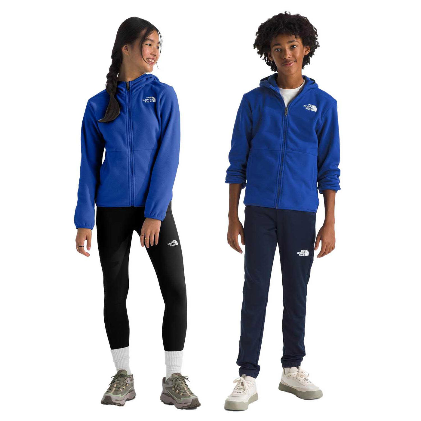 THE NORTH FACE JR'S GLACIER FULL ZIP HOODED JACKET