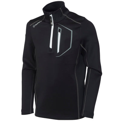 Sunice Junior's Nixon Stretchlite Half-Zip Pullover 2025 BLACK