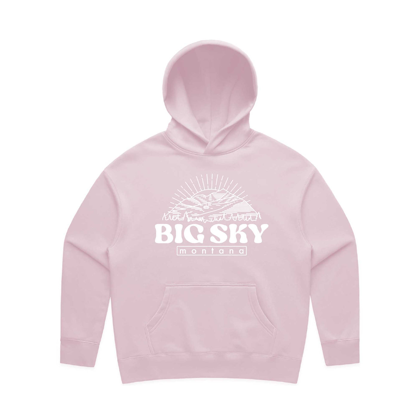 Big Sky Women's Old School Heavyweight Relaxed Hoodie 2024 ORCHID