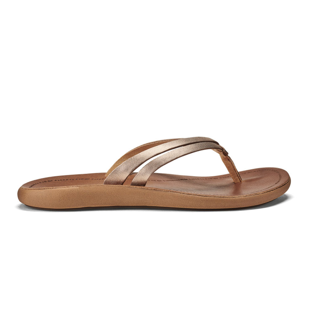 OluKai Women's Kāpehe Luana Sandals 2024 BUBBLY/SAHARA