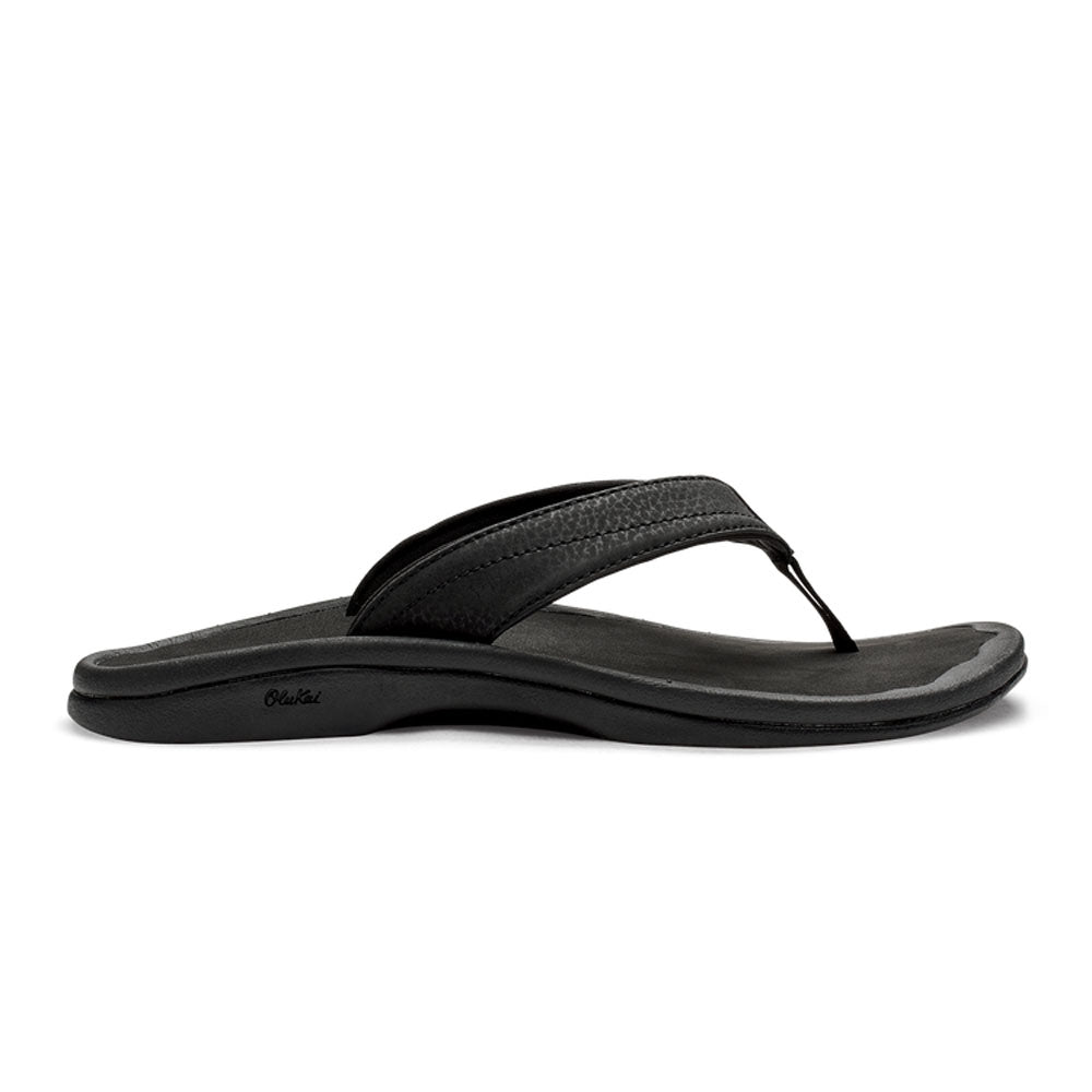 OluKai Women's 'Ohana Sandals 2024 BLACK/BLACK