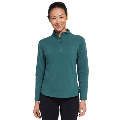 Pleasant Mountain Woman's Apex Fleece 1/4 Zip 2024 MALLARD