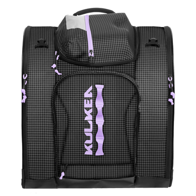 Kulkea Powder Trekker Boot Bag 2025 BLACK/WHITE/LAVENDER