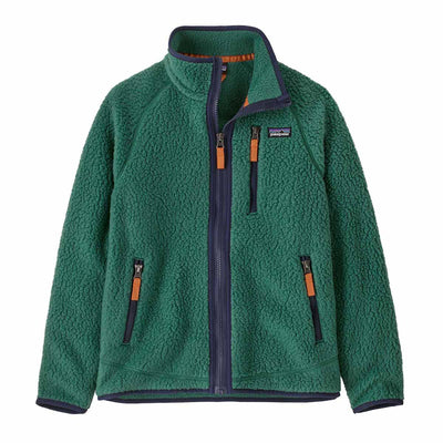 Patagonia Junior's Retro Pile Fleece Jacket 2025 CONIFER GREEN