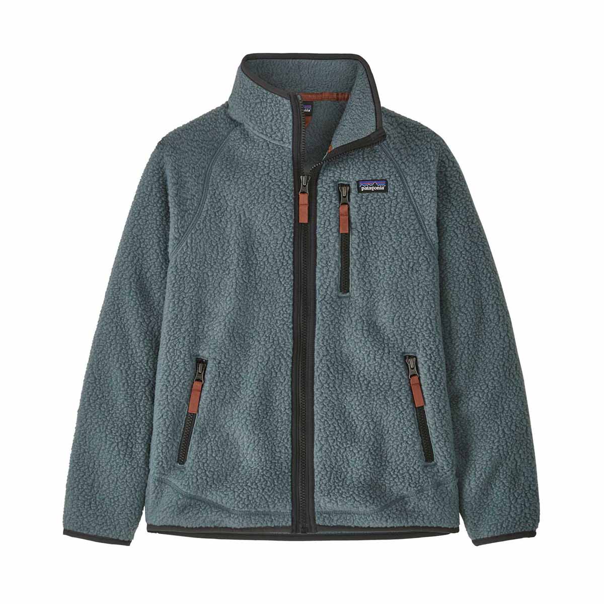 Patagonia Junior's Retro Pile Fleece Jacket 2025 PLGY PLUME GREY