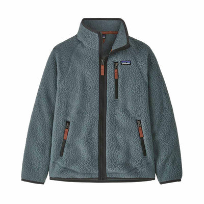 Patagonia Junior's Retro Pile Fleece Jacket 2025 PLGY PLUME GREY