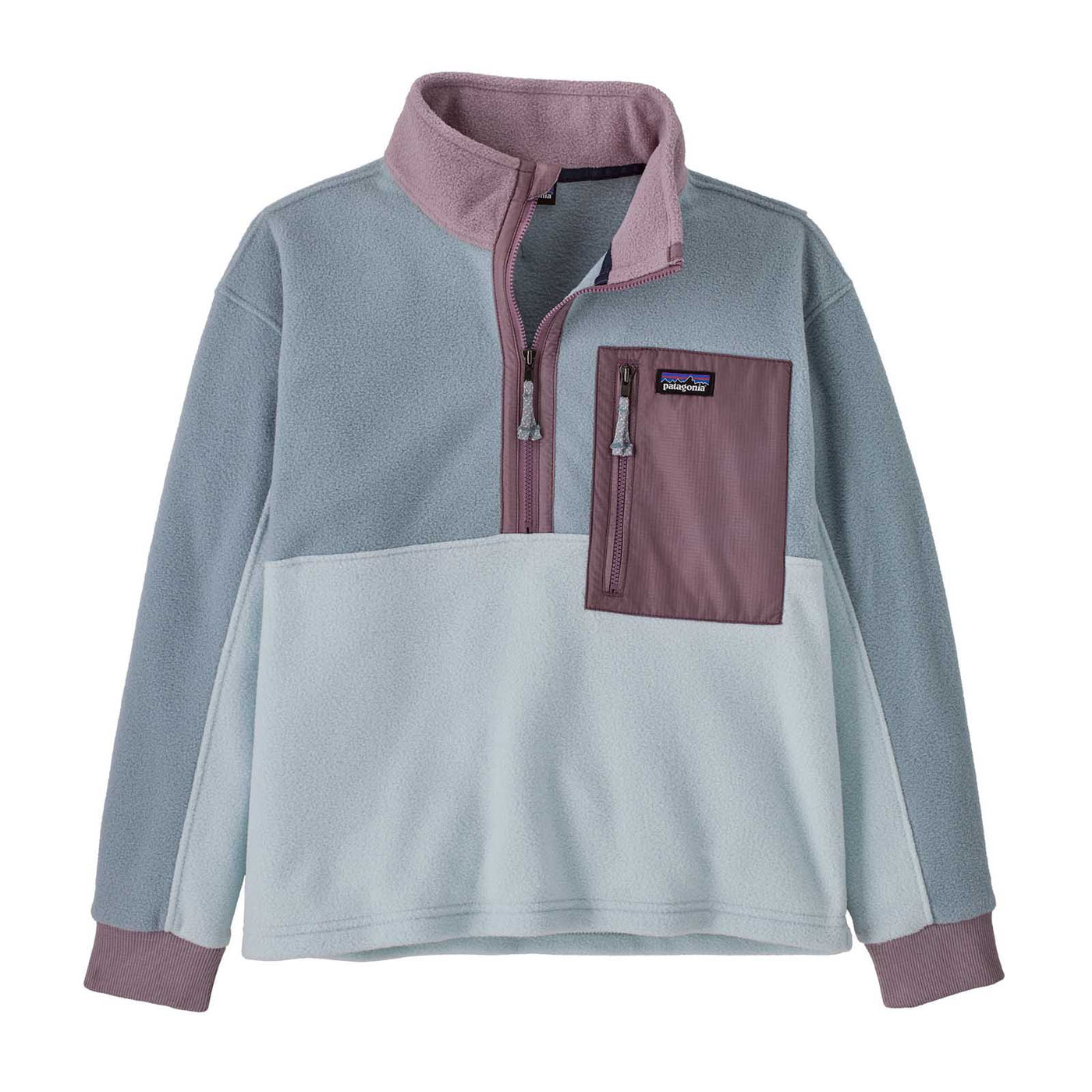 Patagonia Junior's Microdini 1/2-Zip Fleece Pullover 2025 WISPY GREEN