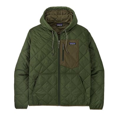 Patagonia Men's Diamond Quilted Bomber Hoody 2025 TORREY PINE GREEN