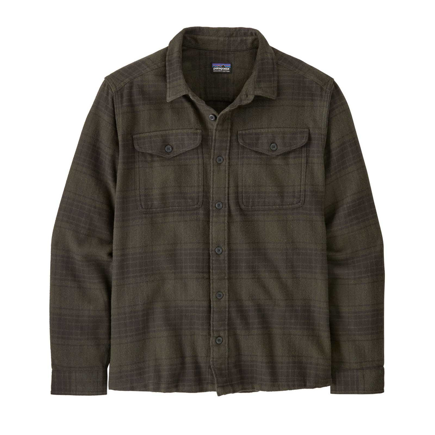 Patagonia Men's Fjord Flannel Shirt 2025 CASCADE: BASIN GREEN