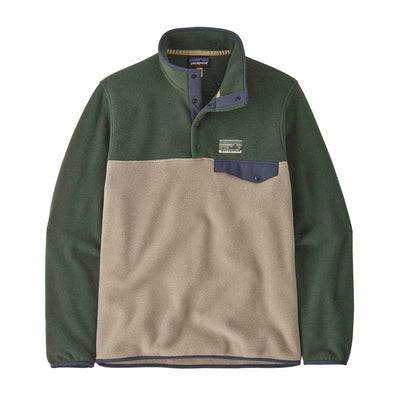 Patagonia Men's Lightweight Synchilla® Snap-T® Fleece Pullover 2025 SEABIRD GREY