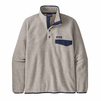 Patagonia Men's Lightweight Synchilla® Snap-T® Fleece Pullover 2025 OATMEAL HEATHER