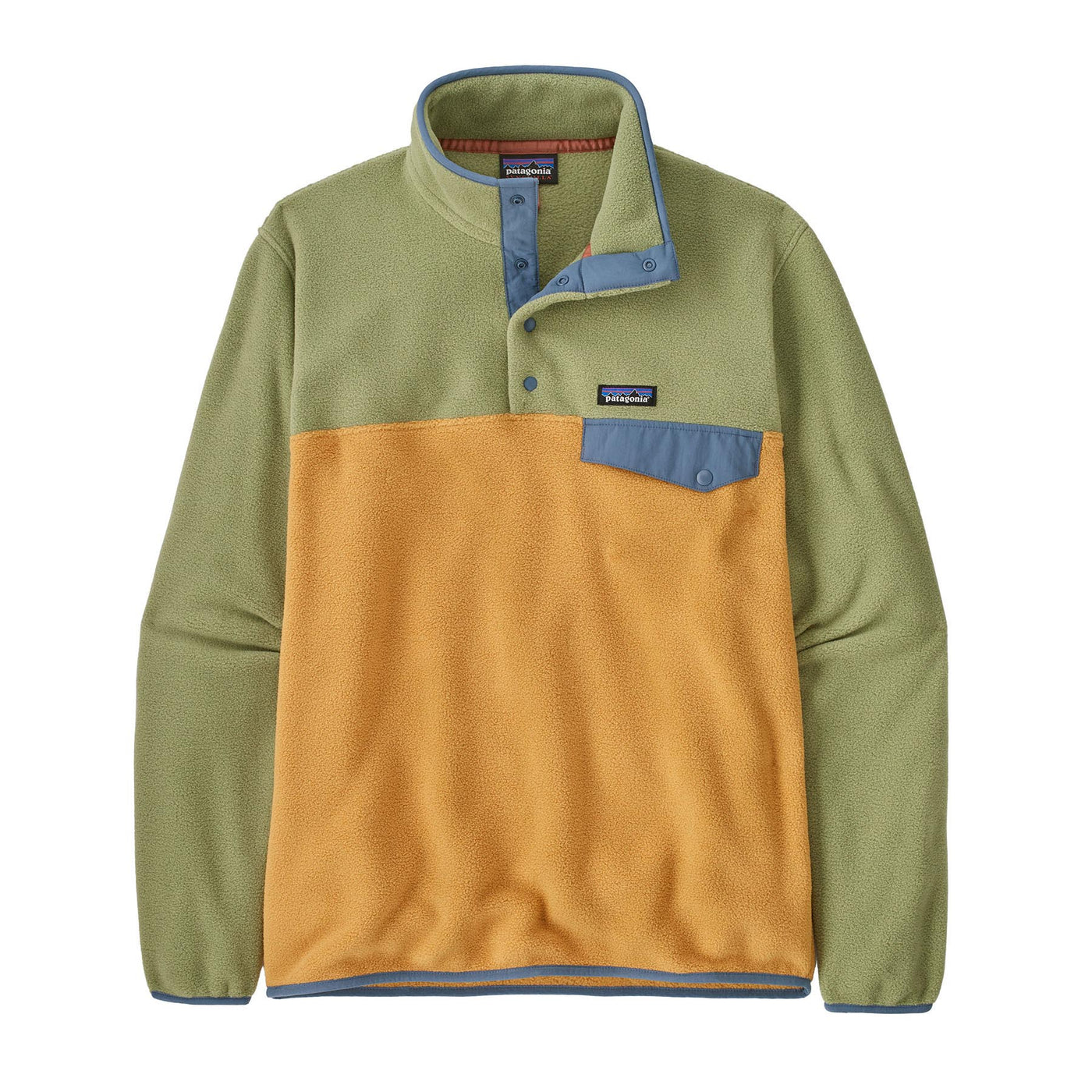 Patagonia Men's Lightweight Synchilla® Snap-T® Fleece Pullover 2024 PUFFERFISH GOLD