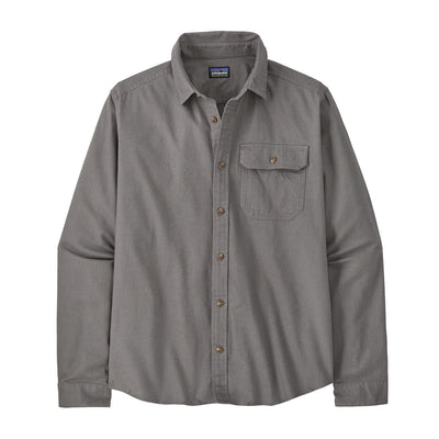 Patagonia Men's Long-Sleeved Lightweight Fjord Loft Flannel Shirt 2025 NOBLE GREY