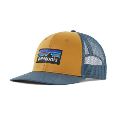 Patagonia P-6 Logo Trucker Hat 2025 PUFFERFISH GOLD