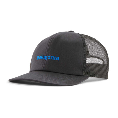 Patagonia Relaxed Trucker Hat 2025 TEXT LOGO: INK BLACK