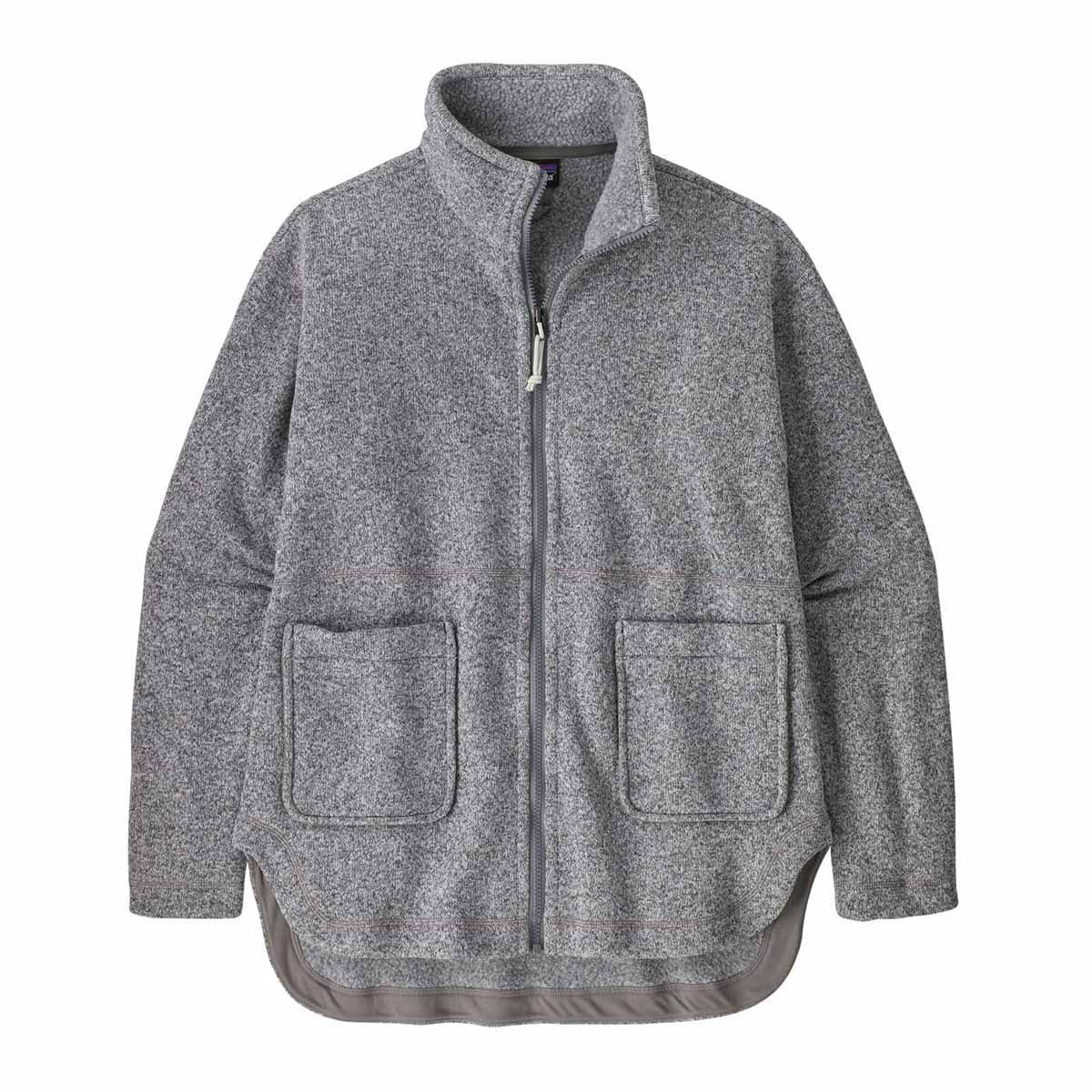 Patagonia Women's Better Sweater Oversized Fleece Coat 2025 BIRCH WHITE
