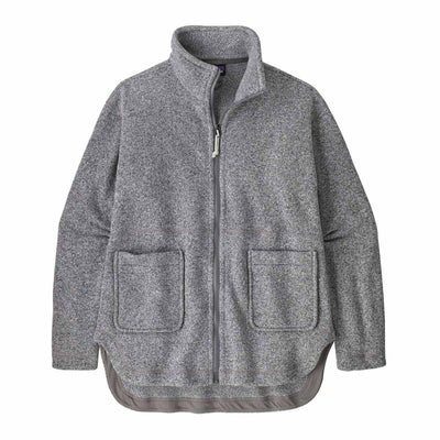 Patagonia Women's Better Sweater Oversized Fleece Coat 2025 BIRCH WHITE