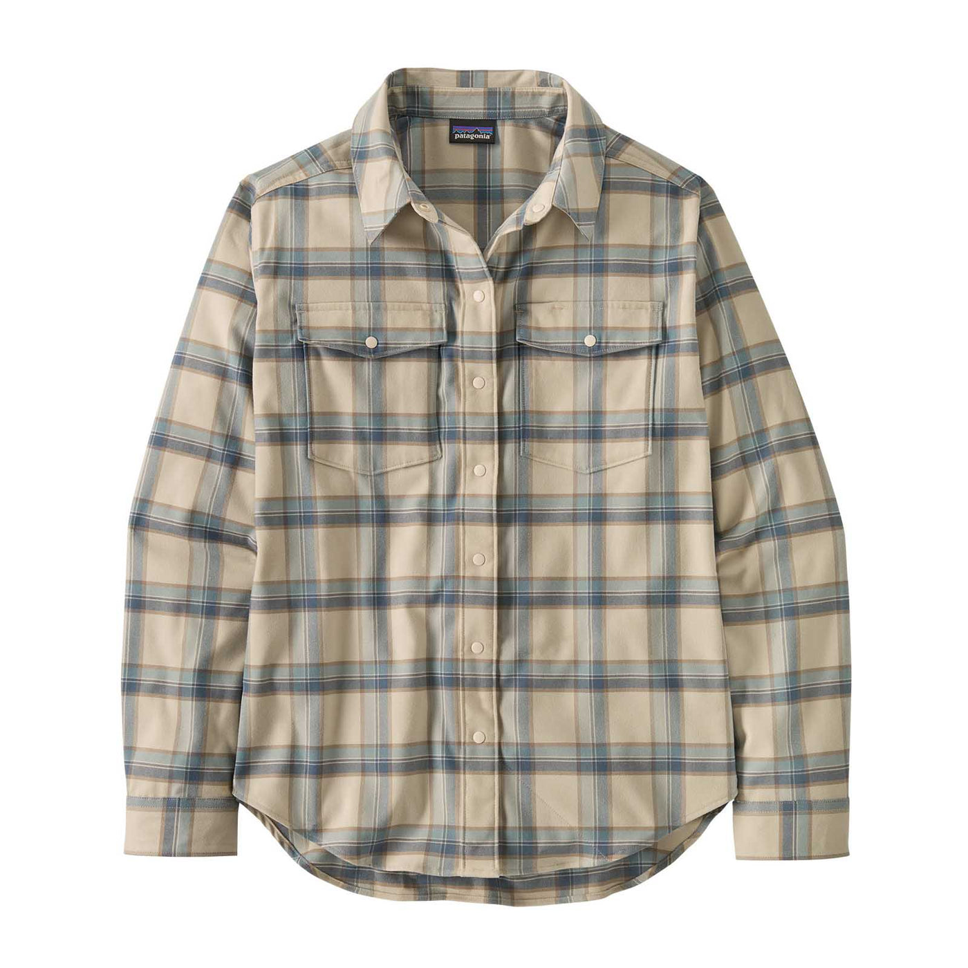 PATAGONIA W'S CANYONITE FLANNEL SHIRT MOUNTAIN TREK: PUMICE