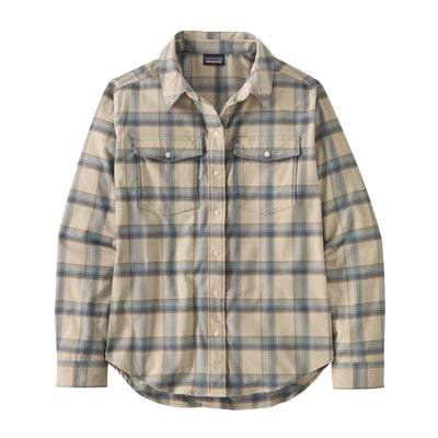 PATAGONIA W'S CANYONITE FLANNEL SHIRT MOUNTAIN TREK: PUMICE