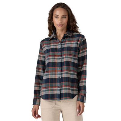 Patagonia Women's Fjord Flannel Shirt 2025 ADVENTURER: SMOLDER BLUE