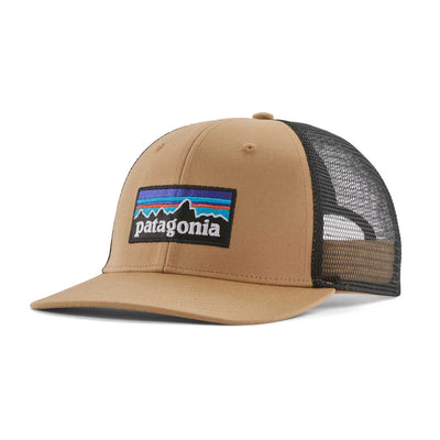 Patagonia P-6 Logo Trucker Hat 2025 GRAYLING BROWN