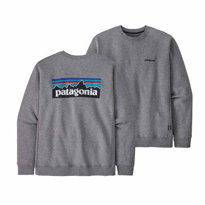 Patagonia P-6 Logo Uprisal Crew Sweatshirt 2025 GRAVEL HEATHER