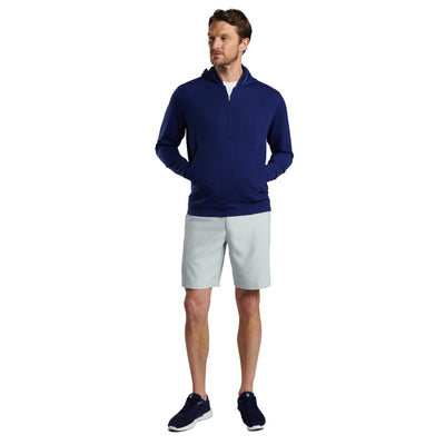 Peter Millar Men's Grid Performance Half Zip Hoodie 2024 