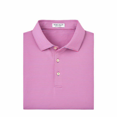 Peter Millar Men's Hales Performance Jersey Polo 2024 LAVENDER FOG