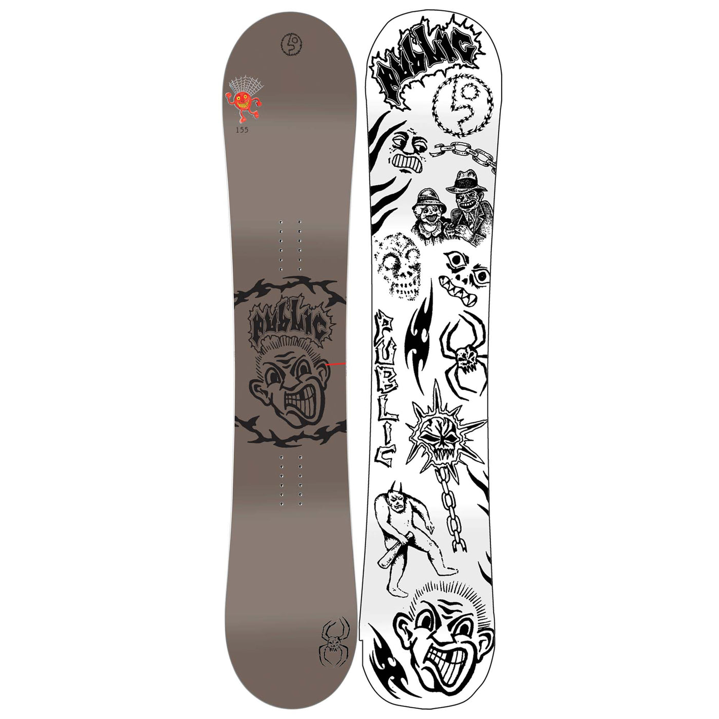 Public Men's Disorder Snowboard 2025 155