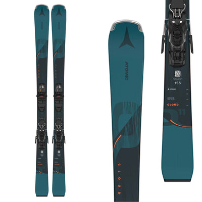 Atomic Women's Cloud Q11 Skis + M 10 GW Bindings 2024 ASSORTED