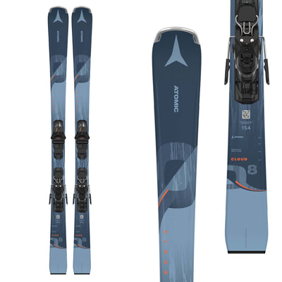 Atomic Women's Cloud Q8 Skis + M 10 GW Bindings 2024 ASSORTED