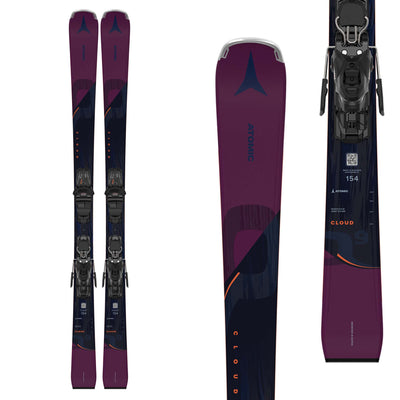 Atomic Women's Cloud Q9 Skis + M 10 GW Bindings 2024 ASSORTED
