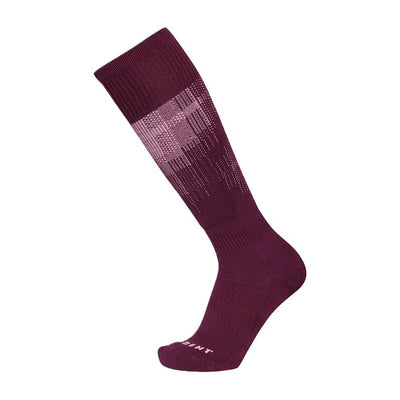 Le Bent Pixel Light Cushion Snow Socks 2025 MAUVE WINE