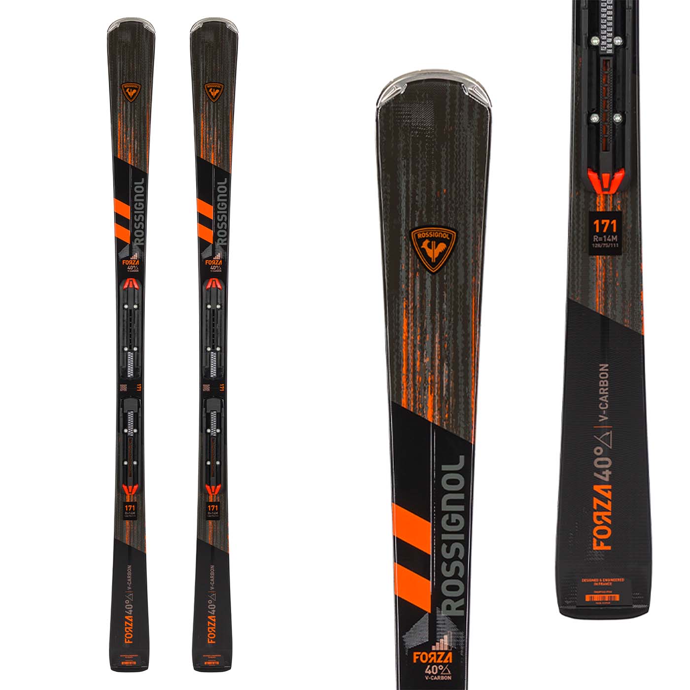 Rossignol Men's Forza 40° V-Ca Skis with Xpress 11 GW Bindings 2025 179