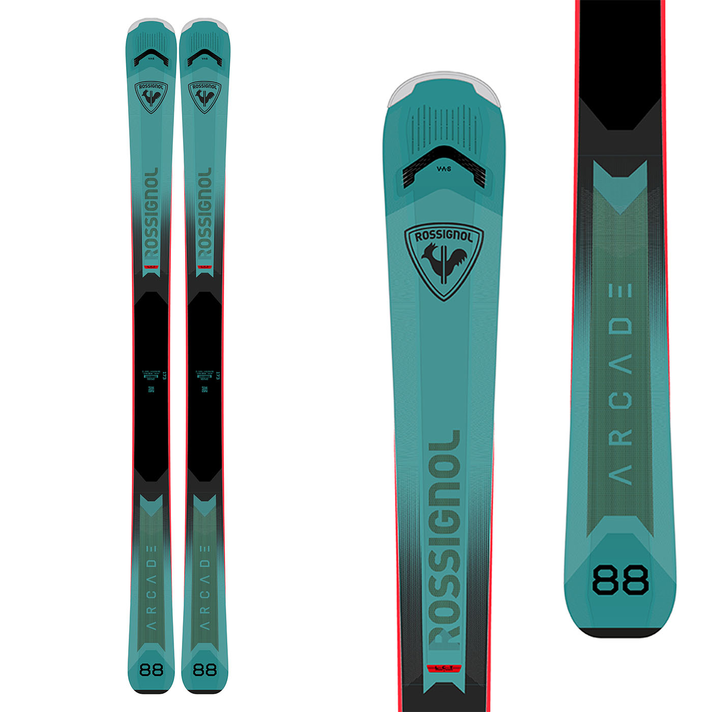 Rossignol Men's Arcade 88 Skis 2025 154