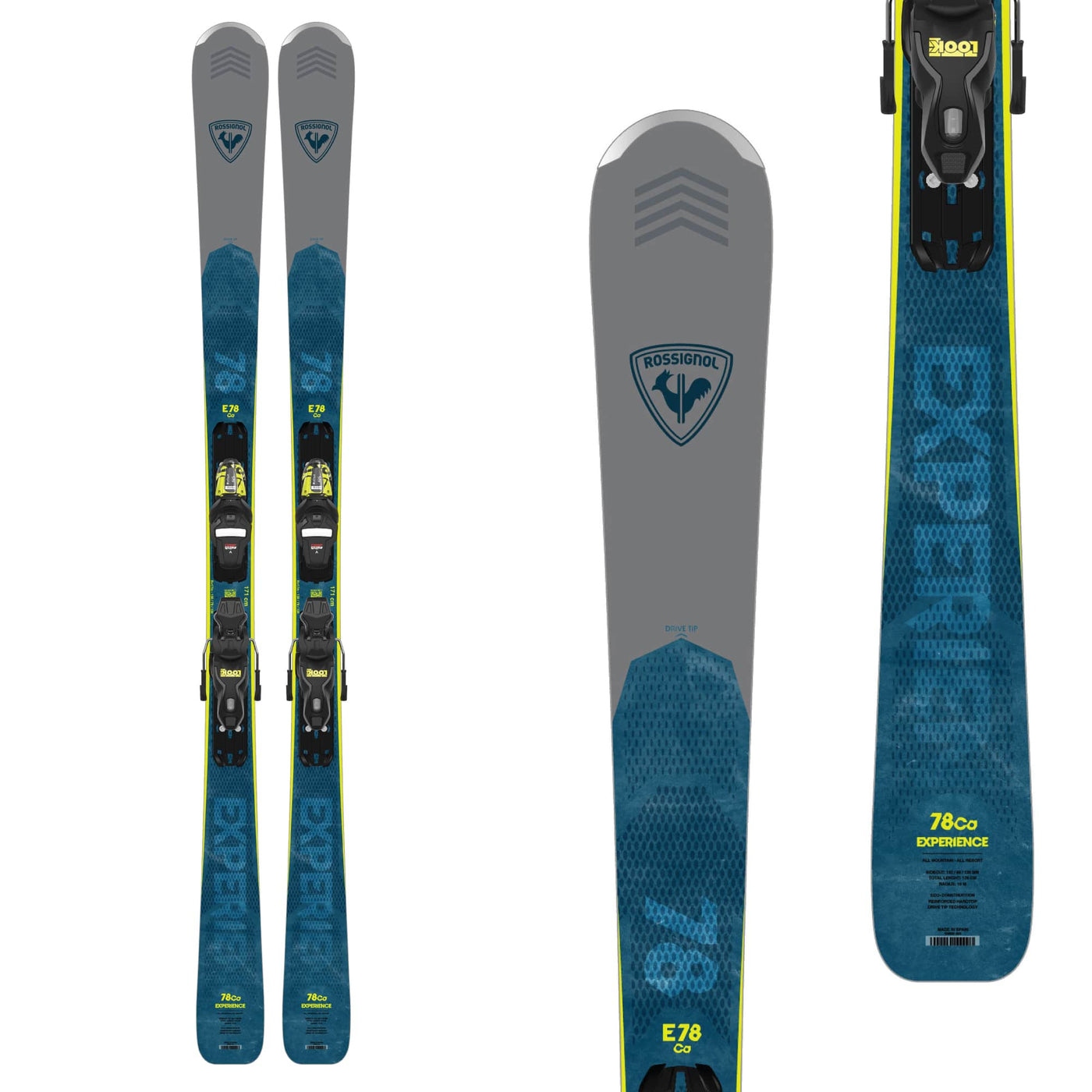 Rossignol Men's Experience 78 CA Ski + XP11 GW Binding 2024 