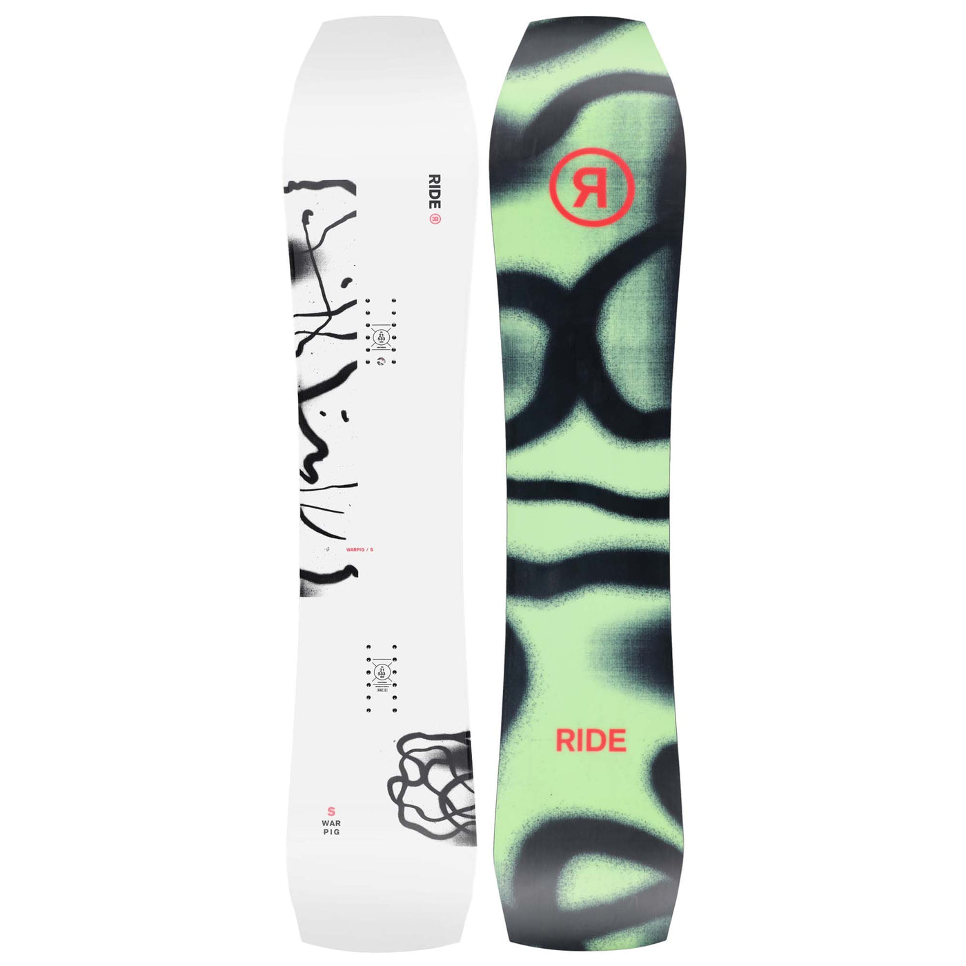 Ride Men's WARPIG Snowboard 2024 ASSORTED