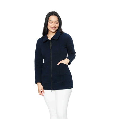 Tonia Debellis Women's Roxie Jacket 2024 UNIQUILT NAVY