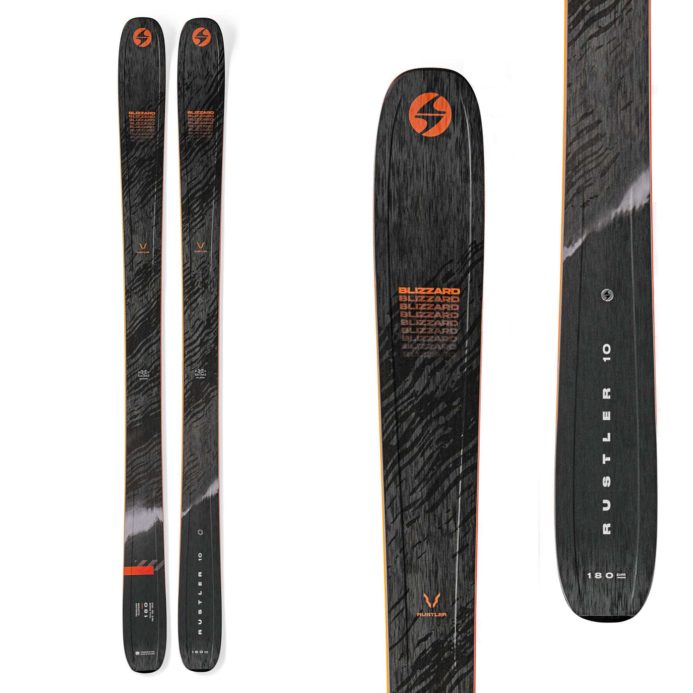 Blizzard Men's Rustler 10 Skis 2025 ASSORTED