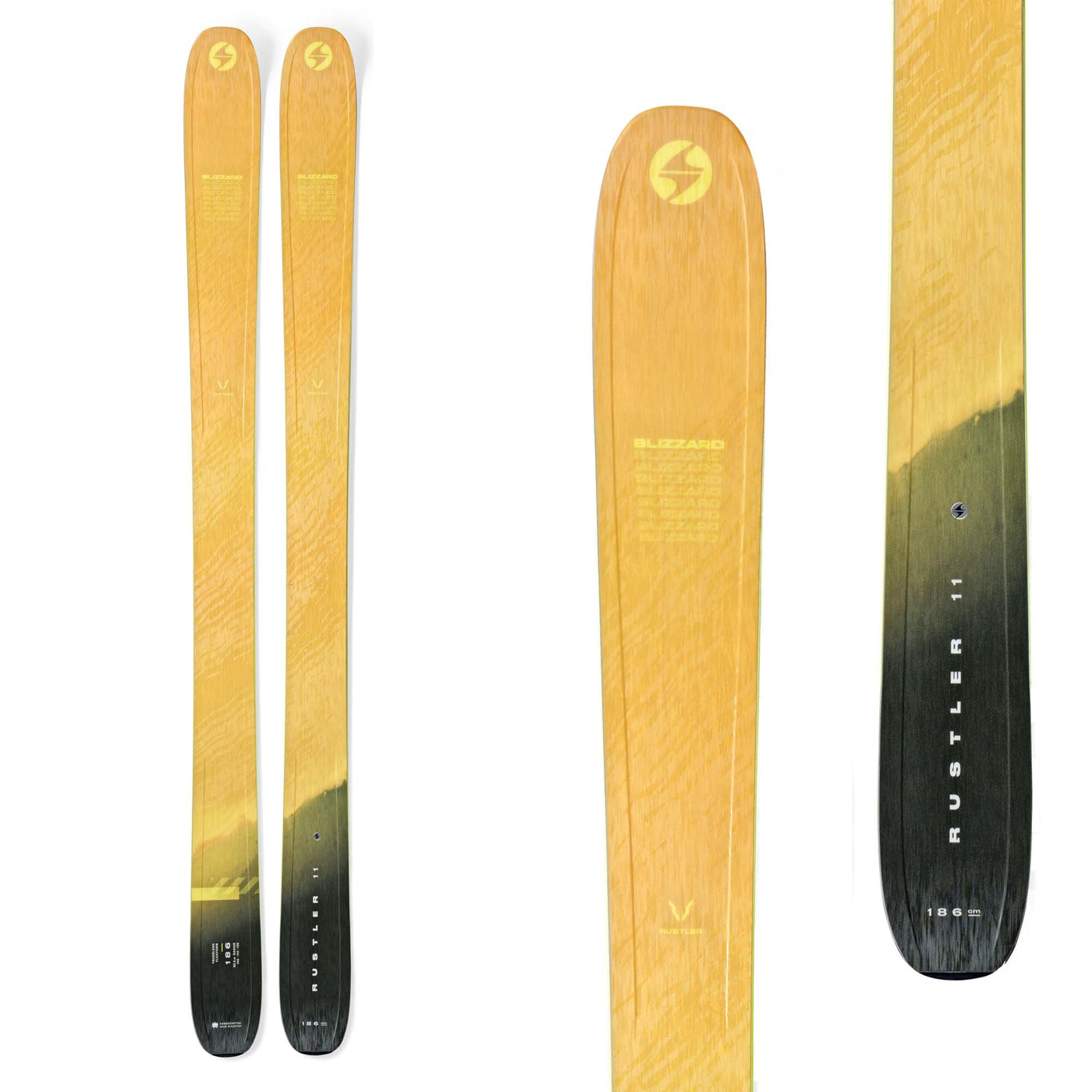 Blizzard Men's Rustler 11 Skis 2025 ASSORTED