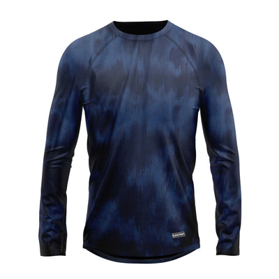 Blackstrap Men's Summit Crew Top 2025 GLITCH NAVY